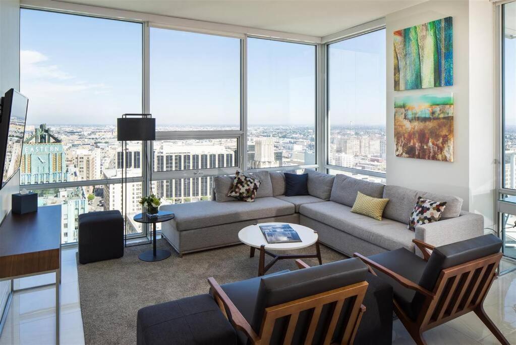 Top Floor High Rise 3 Bed Dtla Skyscraper Penthouse Los Ángeles Exterior foto