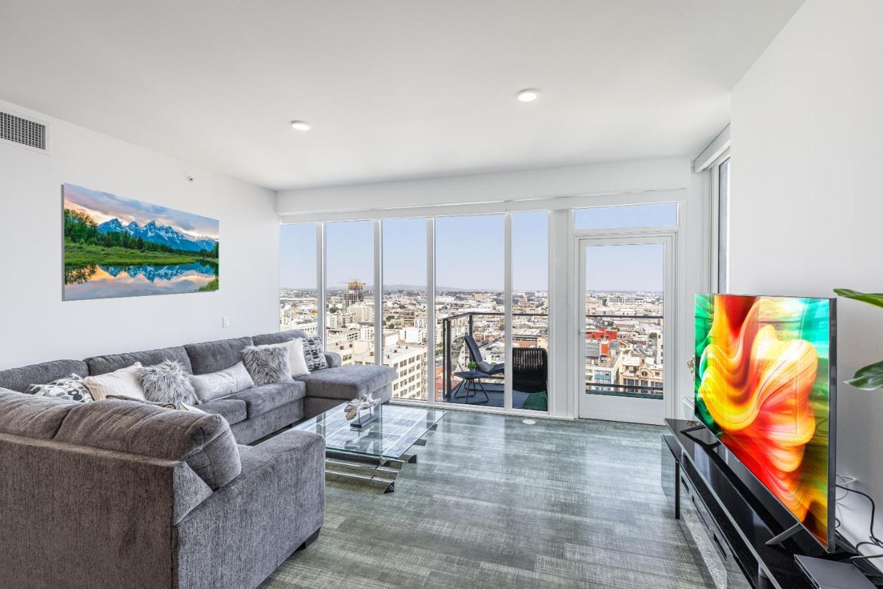 Top Floor High Rise 3 Bed Dtla Skyscraper Penthouse Los Ángeles Exterior foto