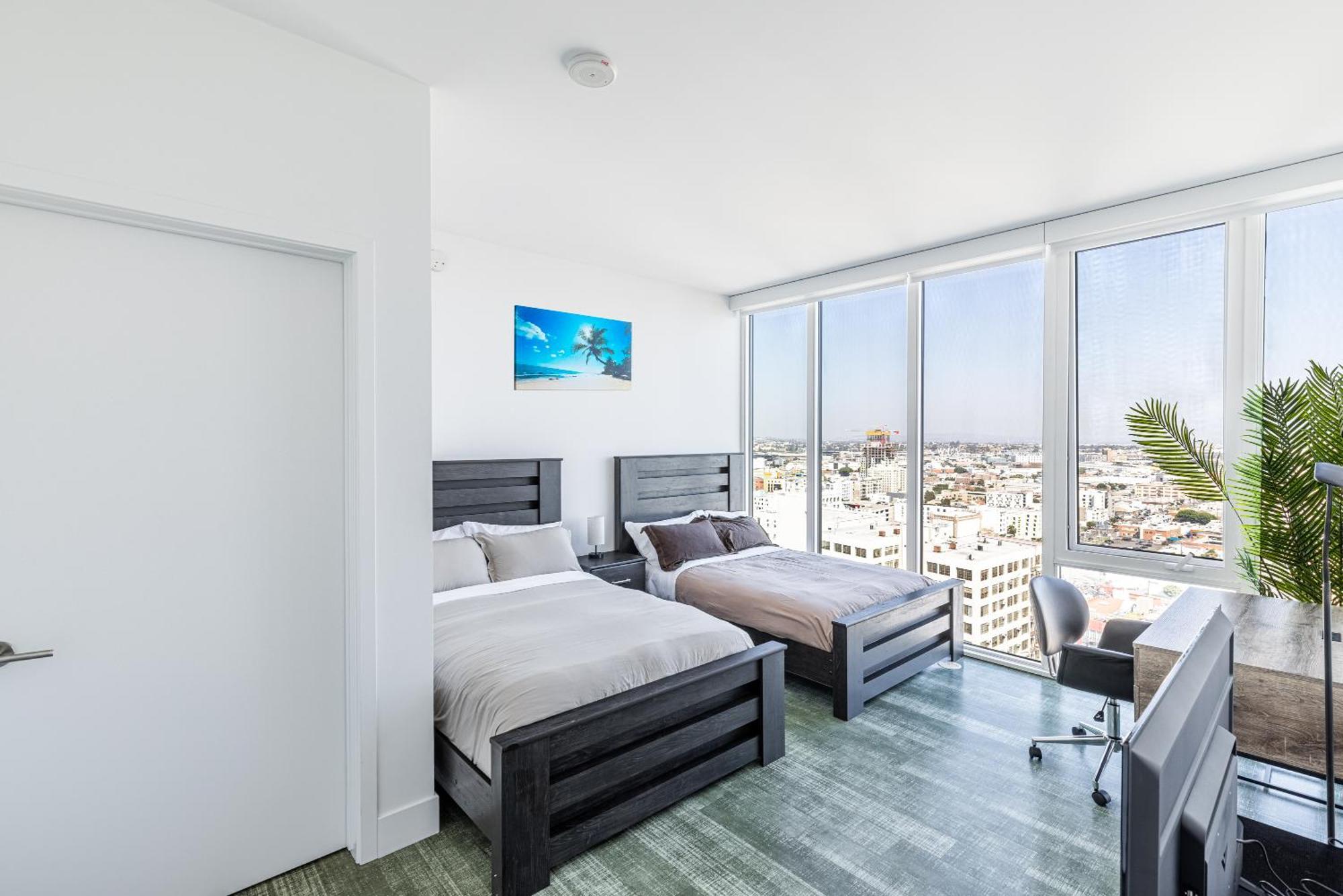 Top Floor High Rise 3 Bed Dtla Skyscraper Penthouse Los Ángeles Exterior foto